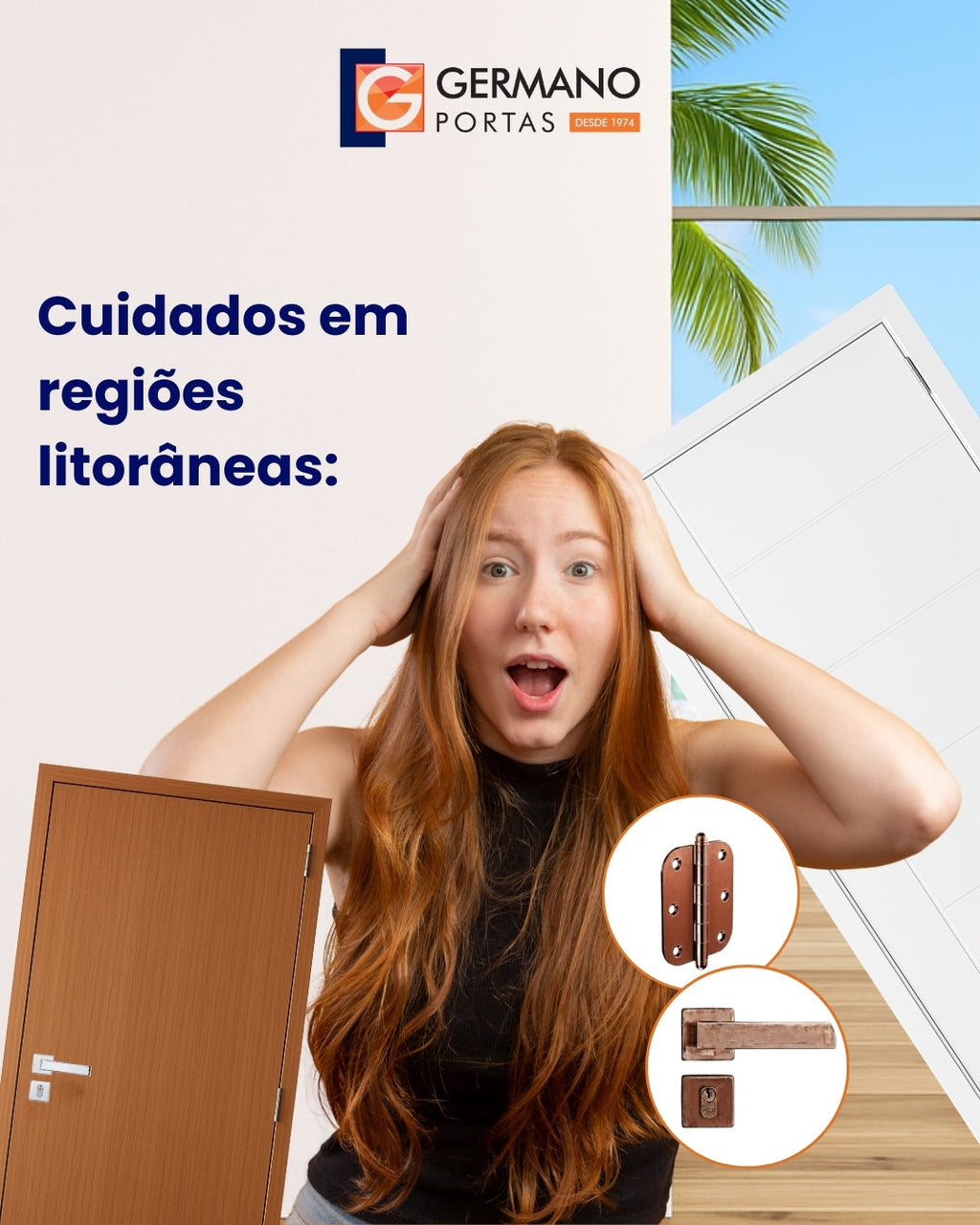 Cuidados com a porta em áreas litorâneas: como evitar a oxidação das ferragens