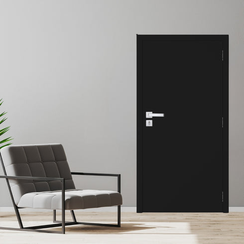 Kit Porta Pronta Acabado Preto Premium Lisa Semi Oca