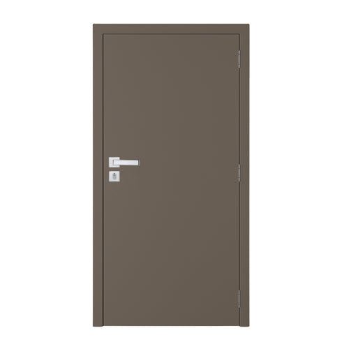 Kit Porta Pronta Acabado Cinza Gianduia Premium Lisa Semi Oca