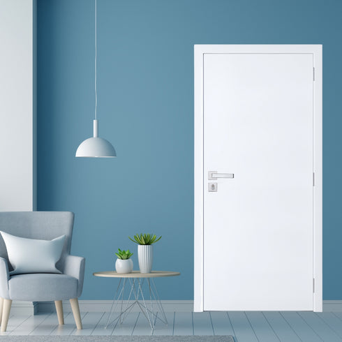 Kit Porta Pronta Acabado Branco Premium Lisa Sólida