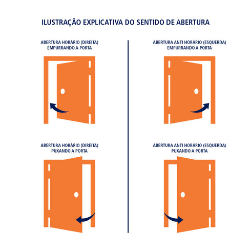 Kit Porta Pronta Acabado Amadeirado Lisa Semi Oca