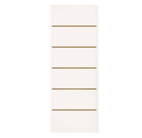 Folha de Porta Primer Branco Frisada Residence Semi Oca