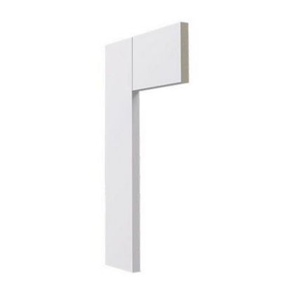 Guarnição(Alizar) MDF Ultra Primer Branco 1x5cm